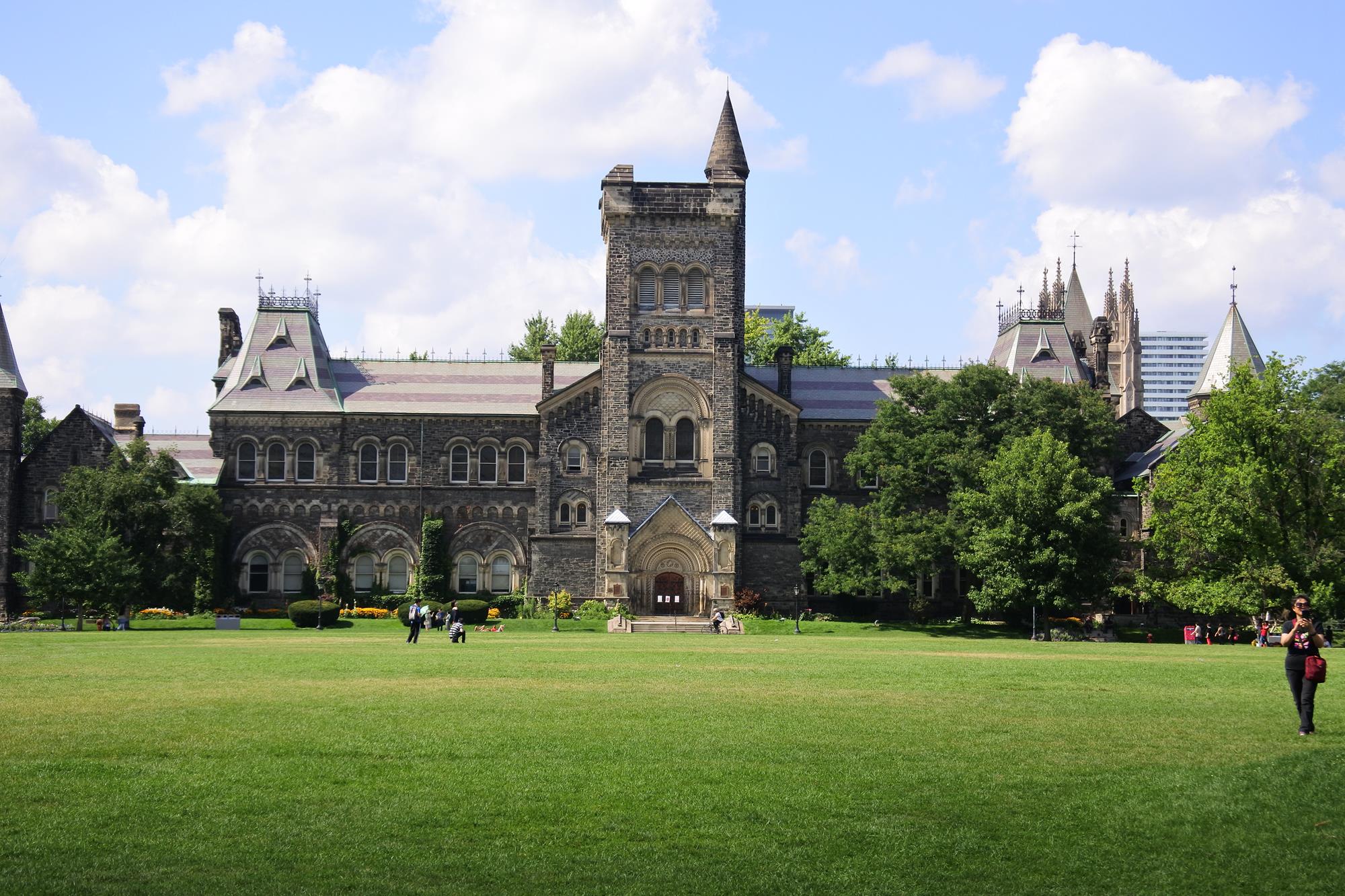 University College and its lawn, St. George campus