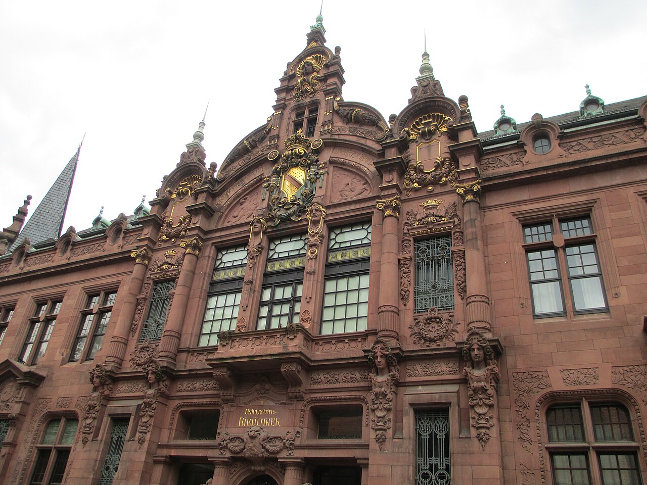The university library, Heidelberg